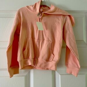 Girls Skins Hoodie Full Zip Up Size 3T in Coral Pink